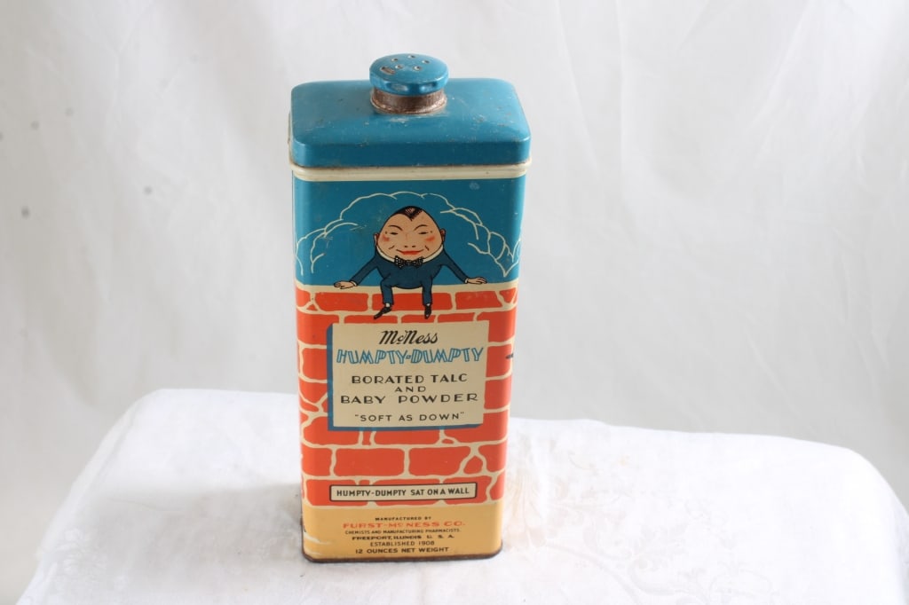 Humpty Dumpty Baby Powder Tin 12 Oz (1 of 13)