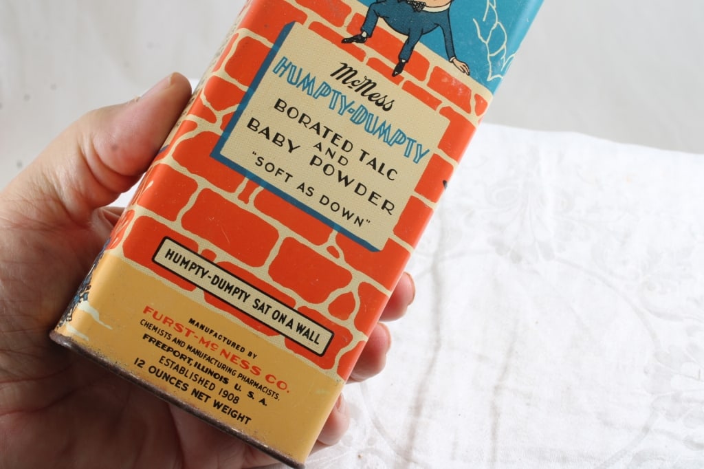 Humpty Dumpty Baby Powder Tin 12 Oz - 6