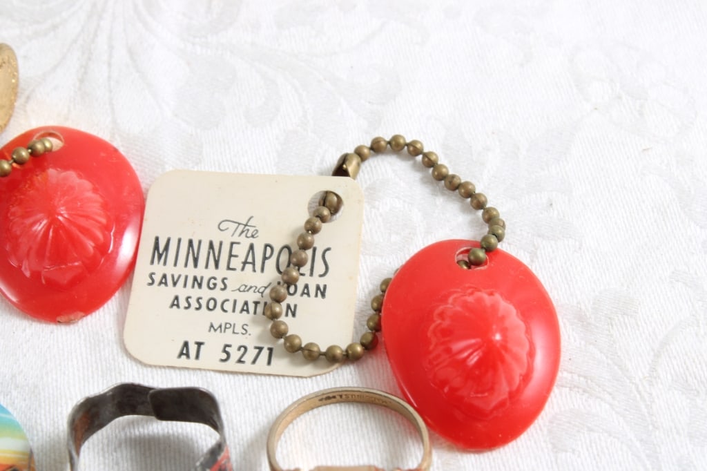 Collectible Pins, Key Chains, Ring, Lipstick Tube - 11