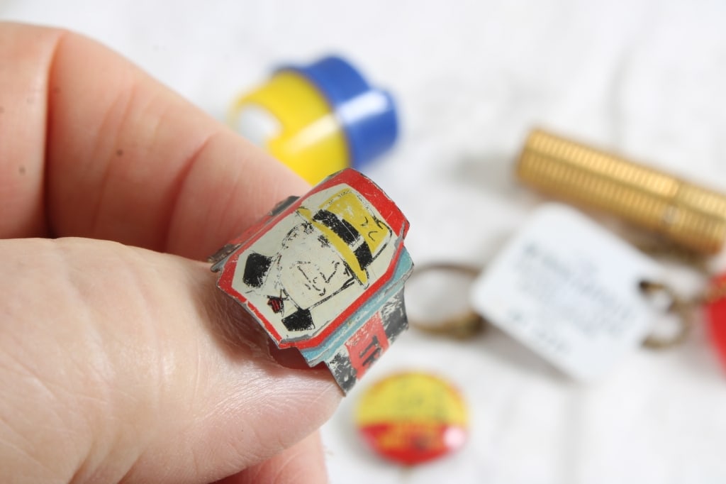 Collectible Pins, Key Chains, Ring, Lipstick Tube - 16