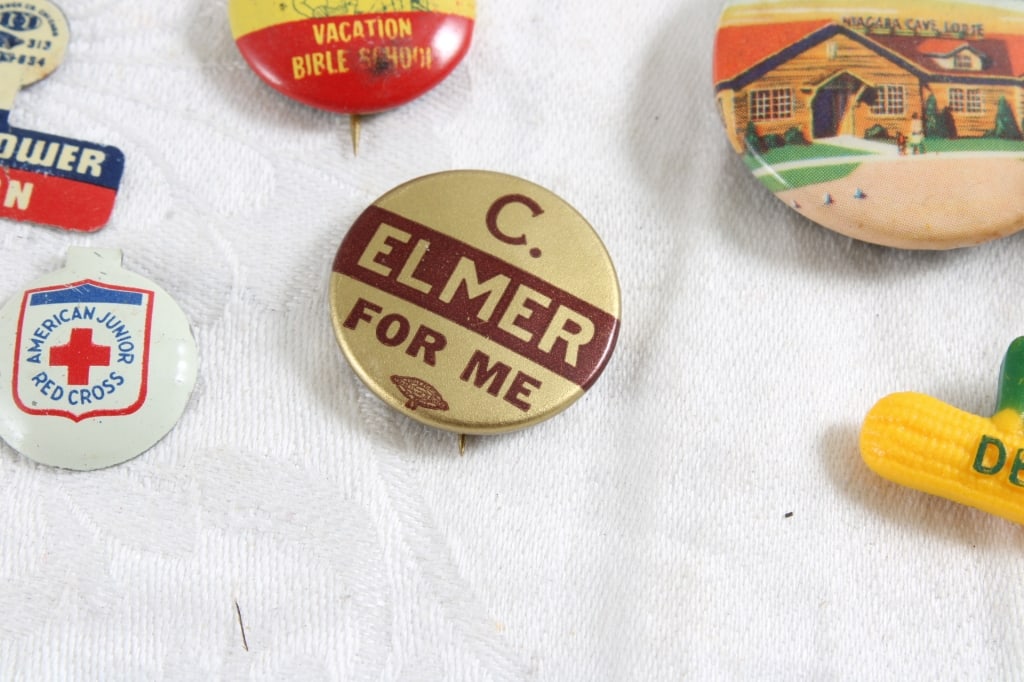 Collectible Pins, Key Chains, Ring, Lipstick Tube - 4