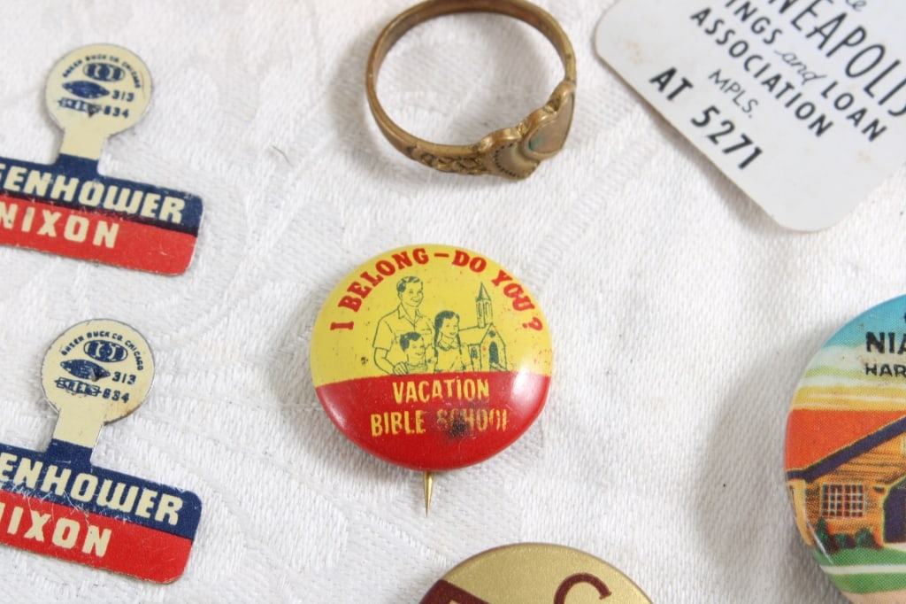 Collectible Pins, Key Chains, Ring, Lipstick Tube - 5
