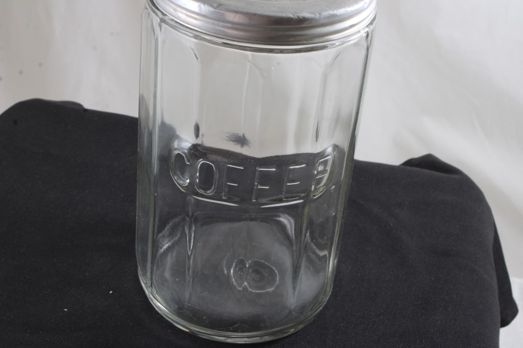 Uranium & Clear Glass Hoosier Jars and - 16