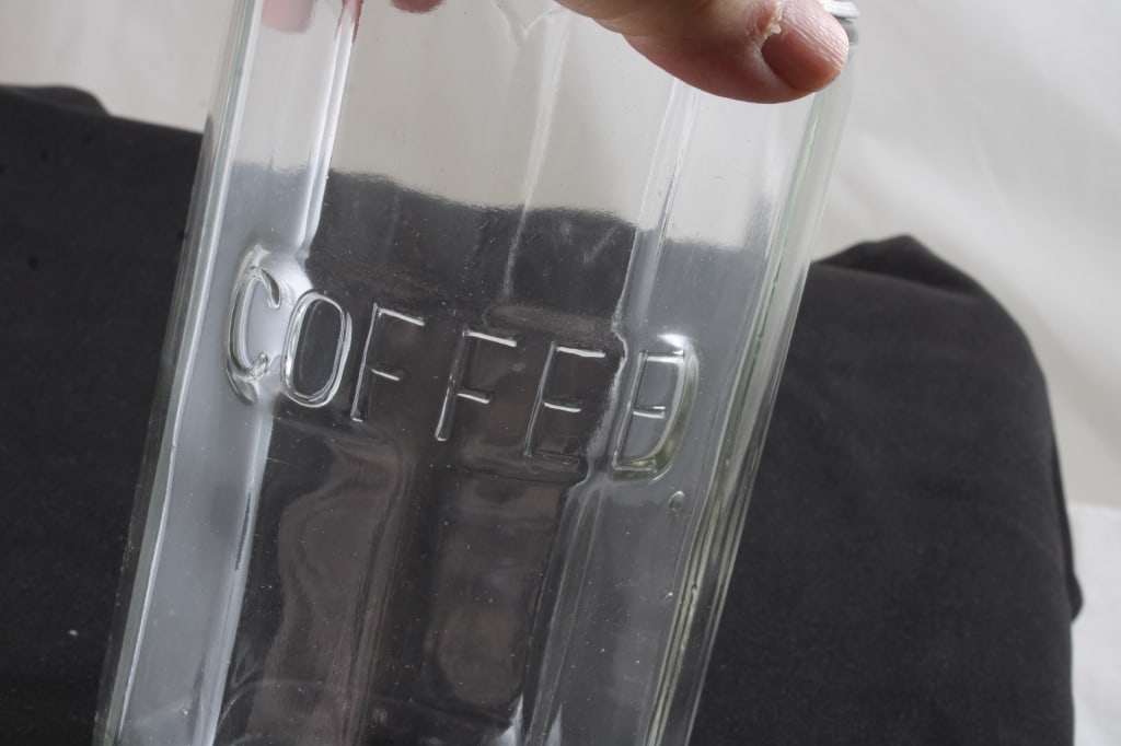 Uranium & Clear Glass Hoosier Jars and - 17