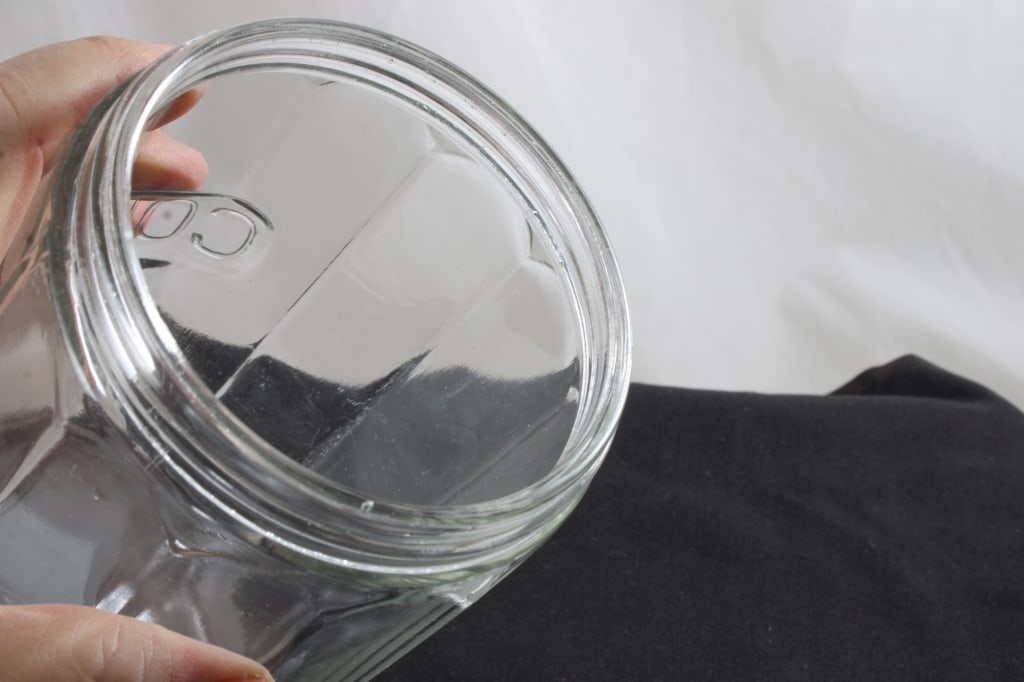 Uranium & Clear Glass Hoosier Jars and - 20