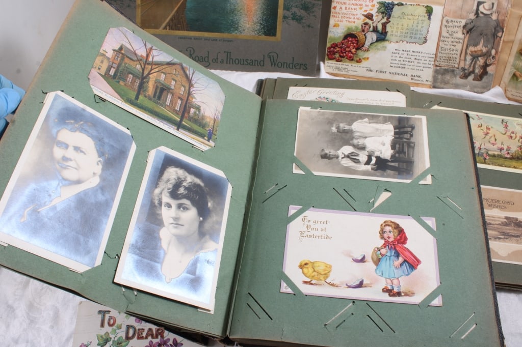 Victorian Postcards & Trade Cards Albums and - 13