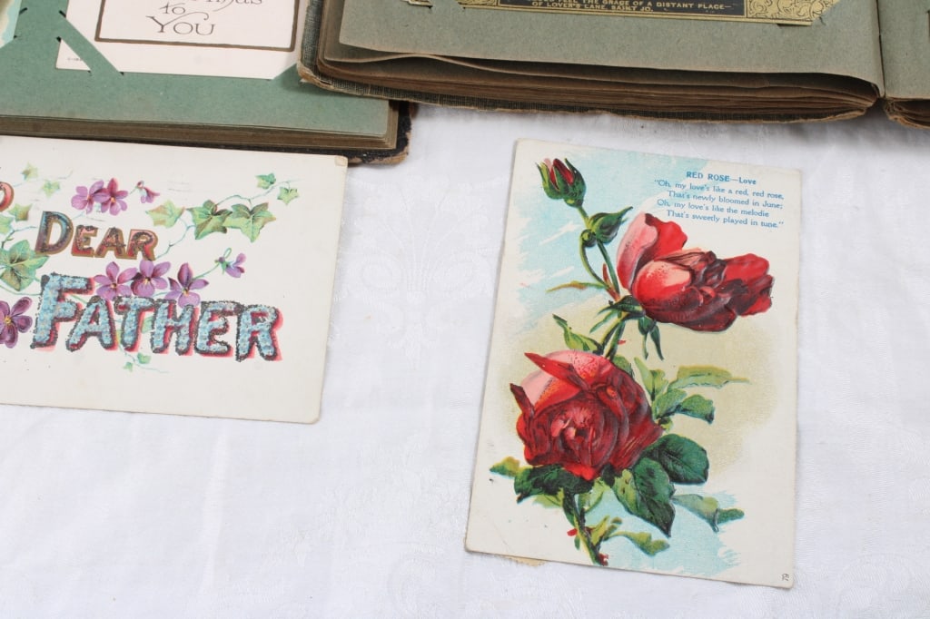 Victorian Postcards & Trade Cards Albums and - 4