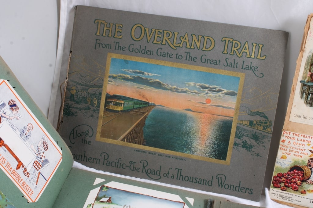 Victorian Postcards & Trade Cards Albums and - 5