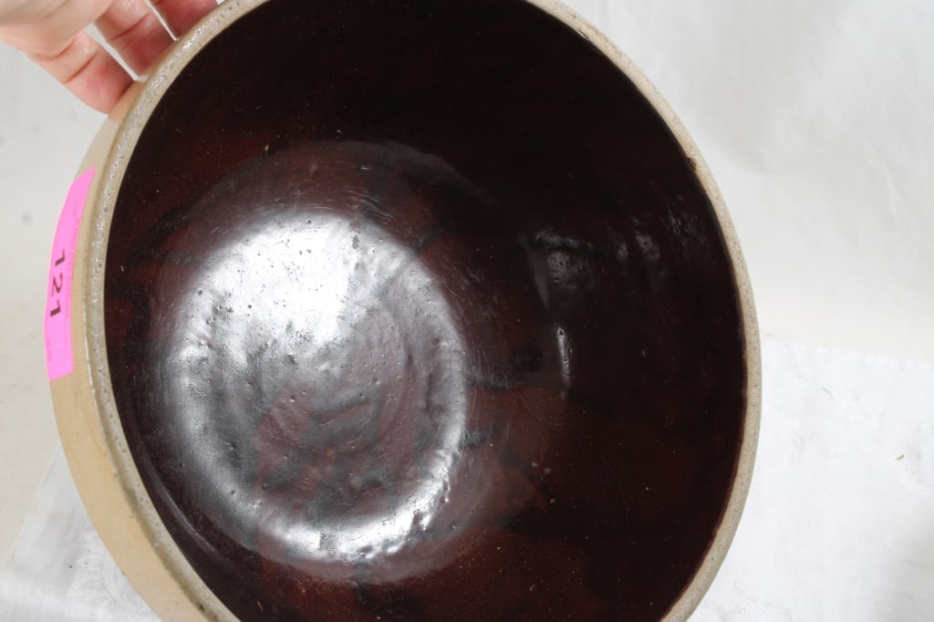 2 Stoneware Mixing Bowls - 12