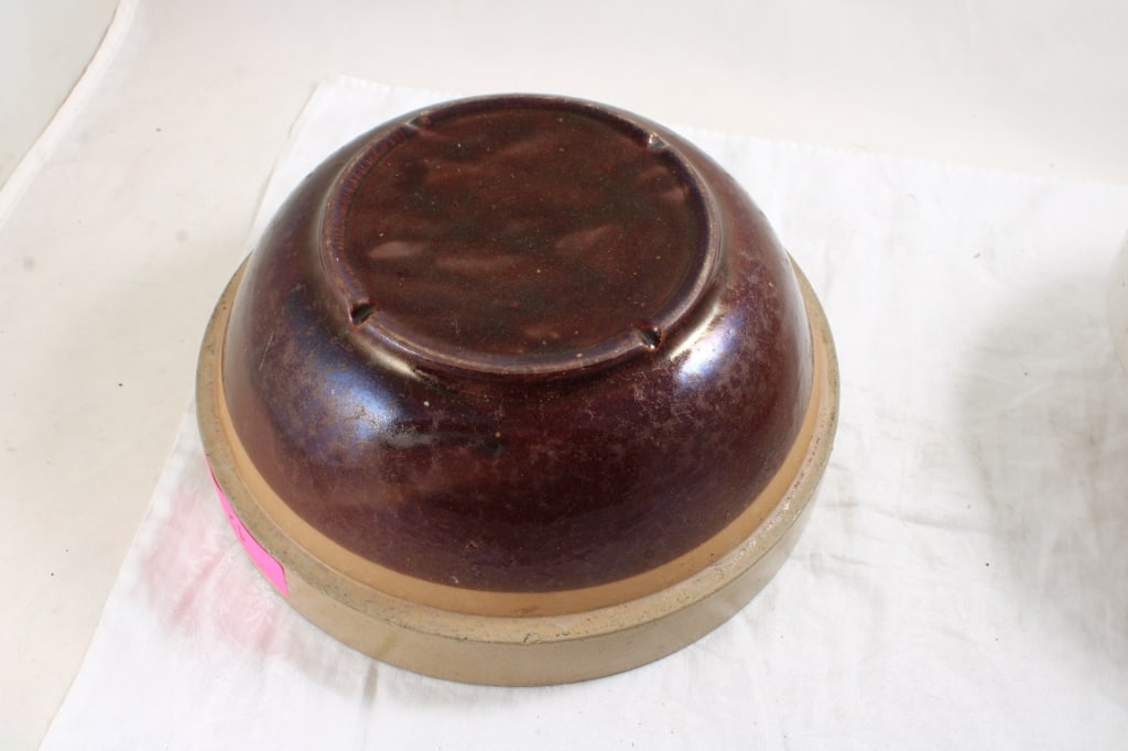 2 Stoneware Mixing Bowls - 13