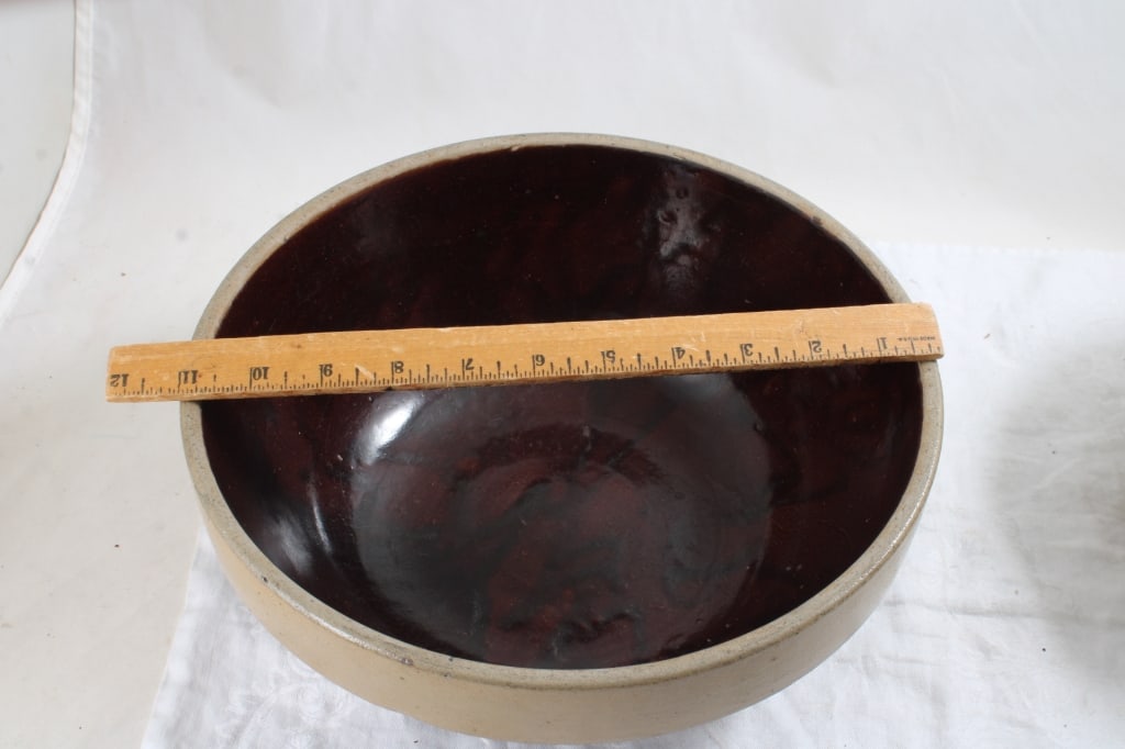 2 Stoneware Mixing Bowls - 14