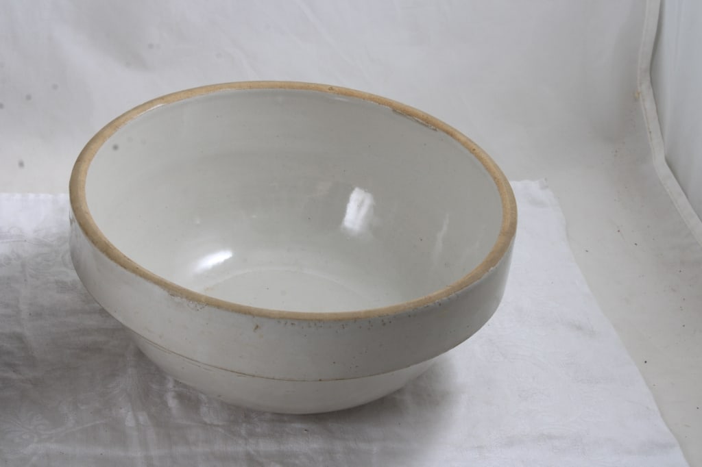 2 Stoneware Mixing Bowls - 2