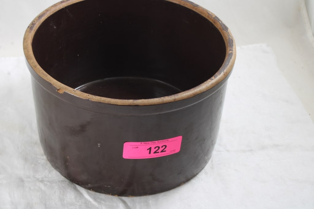 Red Wing Stoneware 10# Butter Crock Bottom Marked - 4