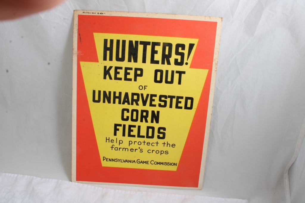 3 Pennsylvania Hunter's Keep Out Signs Mid-Century - 12