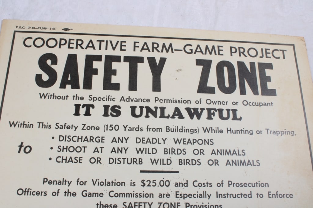 3 Pennsylvania Hunter's Keep Out Signs Mid-Century - 4