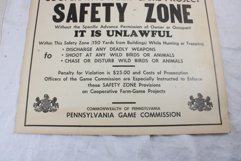 3 Pennsylvania Hunter's Keep Out Signs Mid-Century - 5
