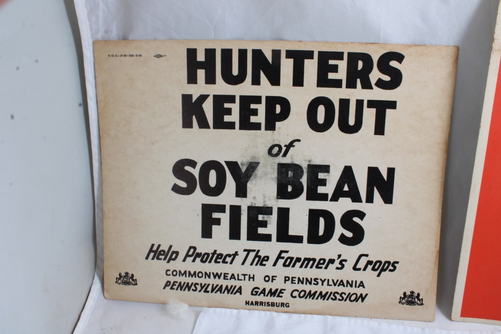 3 Pennsylvania Hunter's Keep Out Signs Mid-Century - 7