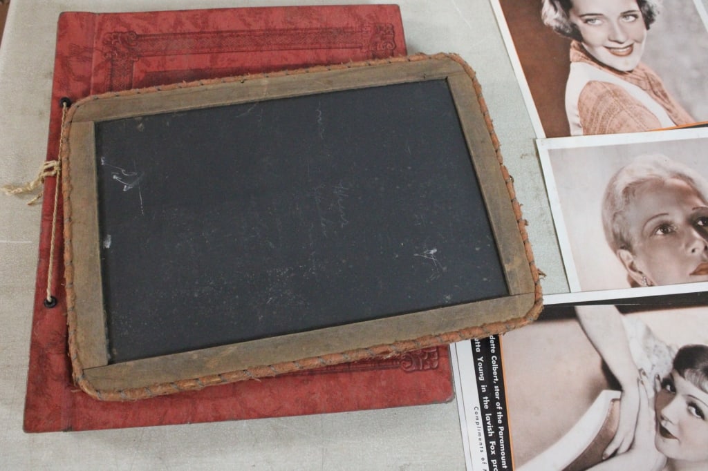 Bird Scrapbook, Country School Antique Slate More - 13