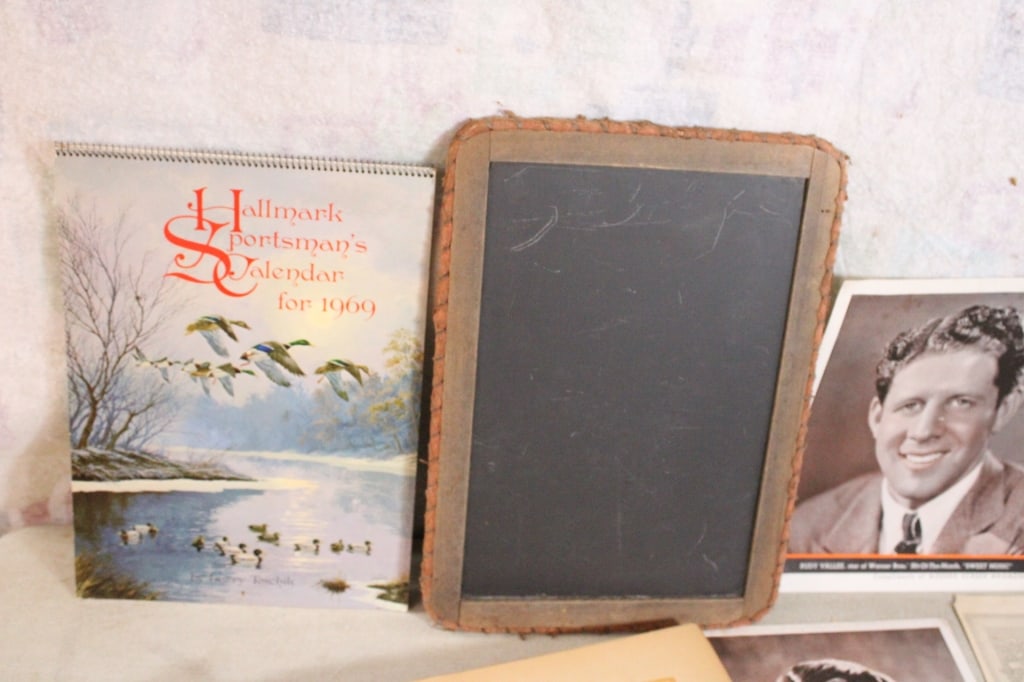 Bird Scrapbook, Country School Antique Slate More - 9