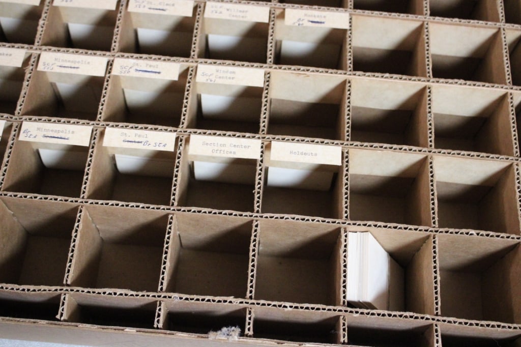 Minnesota Railway Post Office Clerks Sorting Case - 3