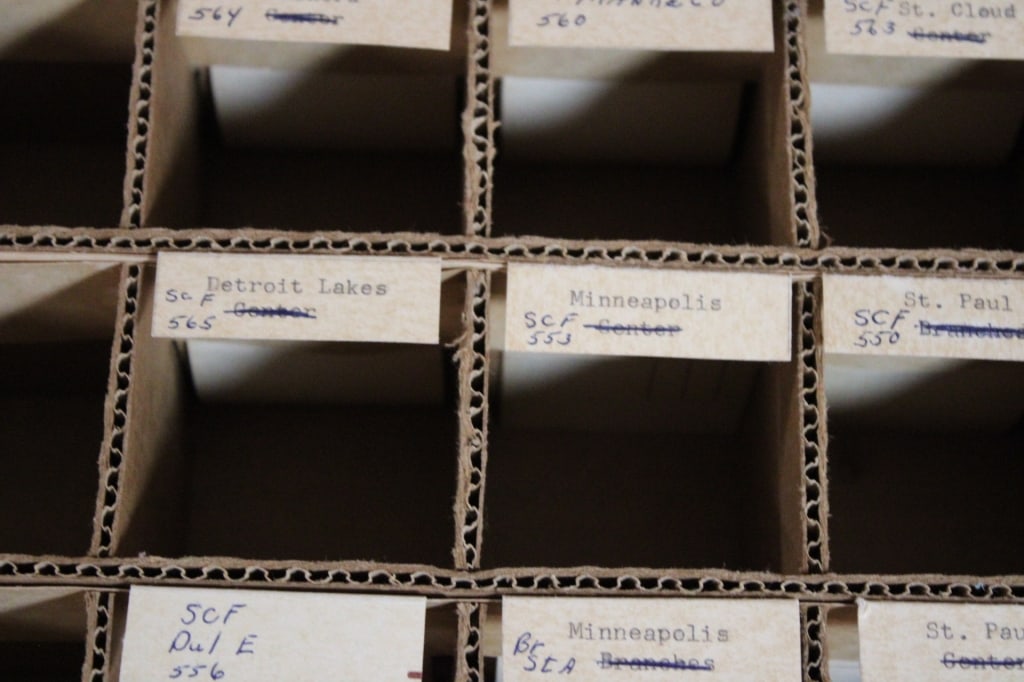 Minnesota Railway Post Office Clerks Sorting Case - 5