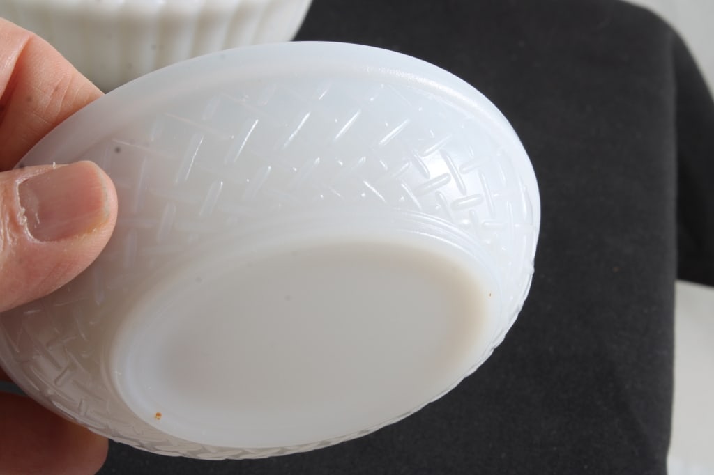 2 Milk Glass Hen on Nest & 1 Glass Duck on Nest - 6