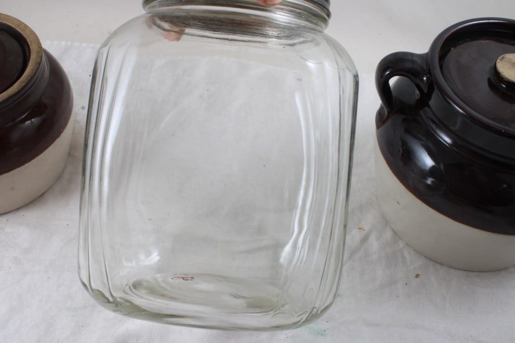 Hoosier Jar, 2 Red Wing & Other Bean Pots - 9