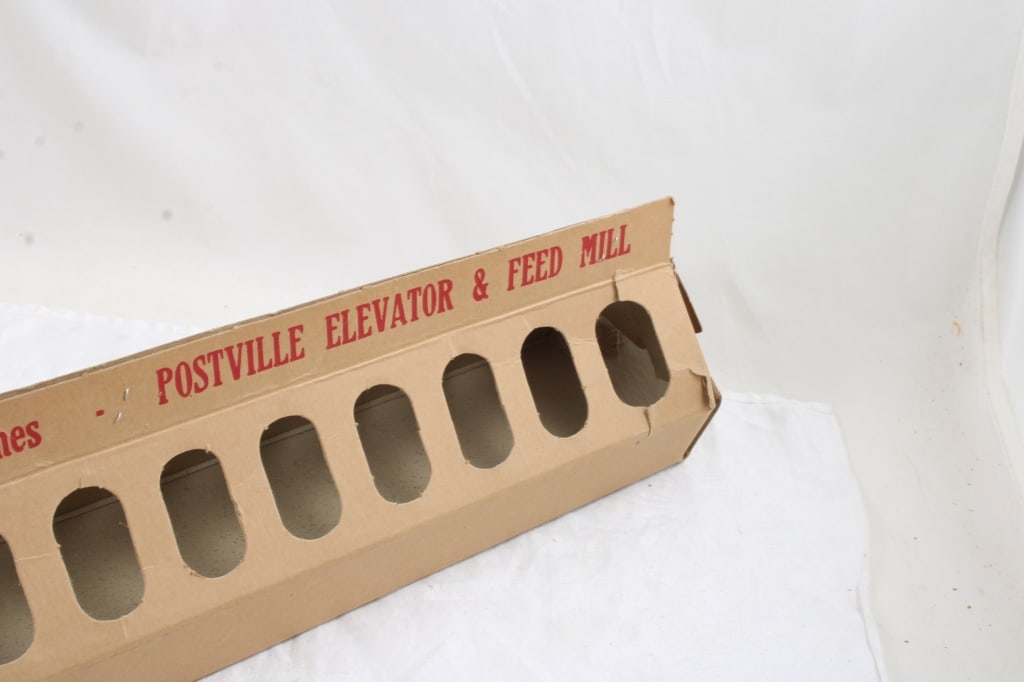 Postville Elevator Chicken Feeder & Egg Carton - 12