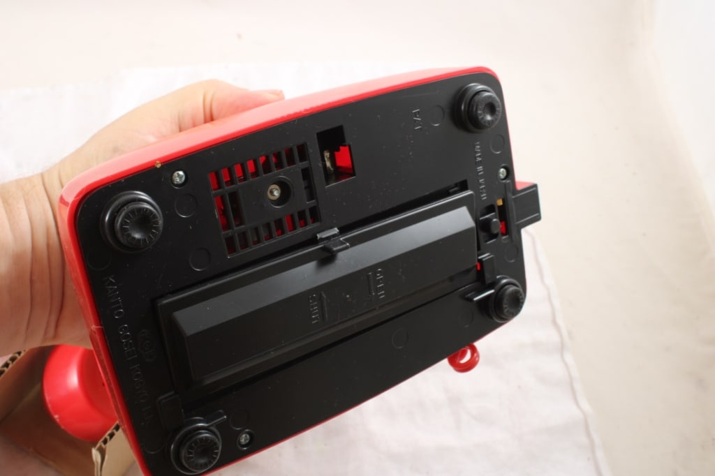 1970 Japan KGK Set Red Belphone Battery Telephones - 9