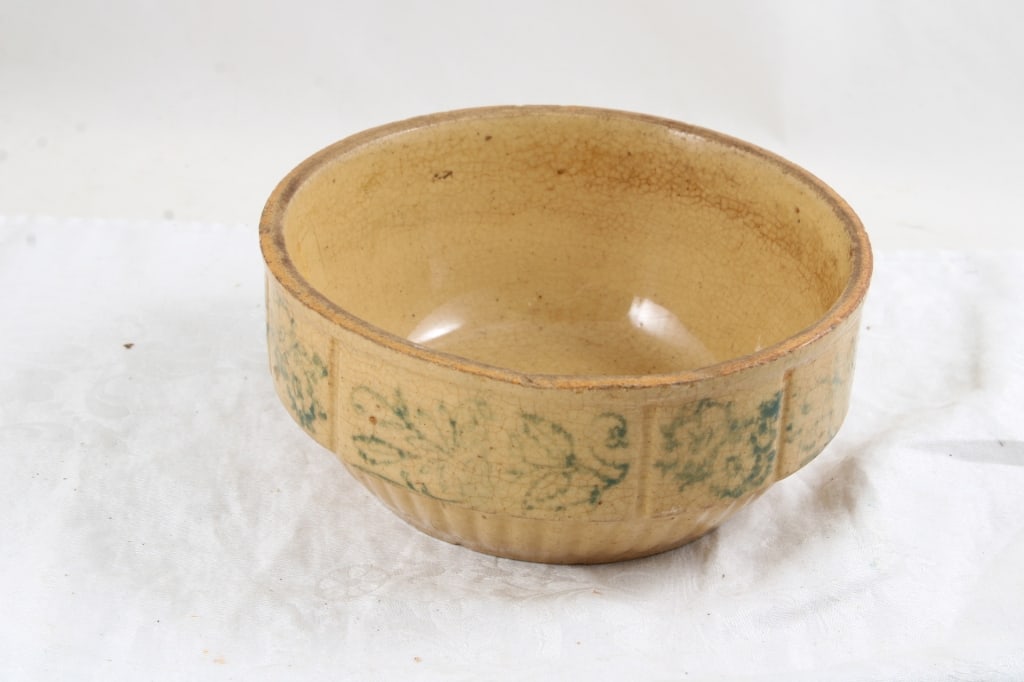 Yellowware Bowl, Milk Pitcher & Moira Crock - 14