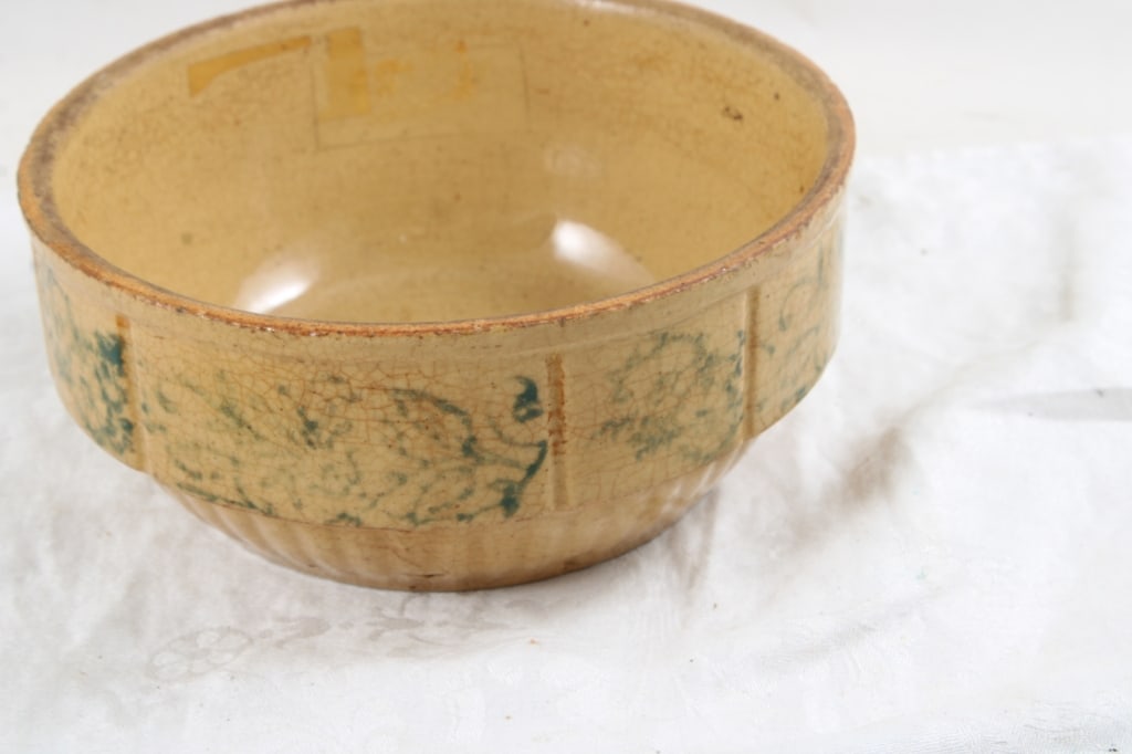Yellowware Bowl, Milk Pitcher & Moira Crock - 15