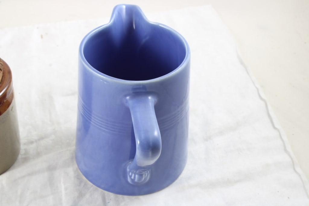 Yellowware Bowl, Milk Pitcher & Moira Crock - 3