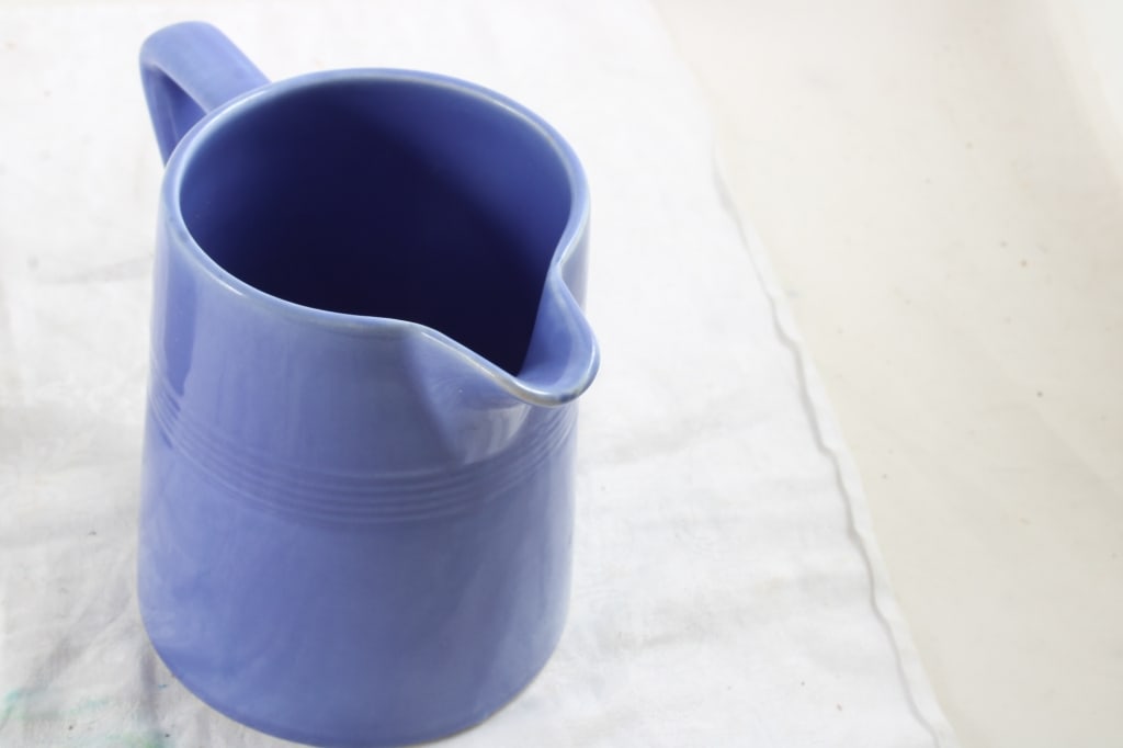 Yellowware Bowl, Milk Pitcher & Moira Crock - 5