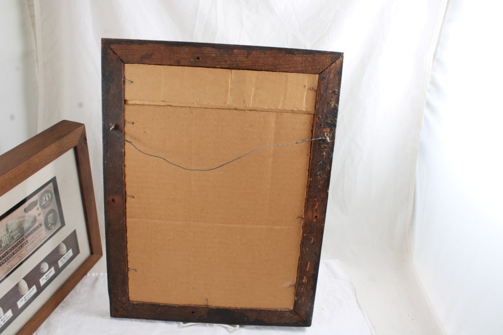 Confederate Currency & Bullets and Waseca Plat Map - 19