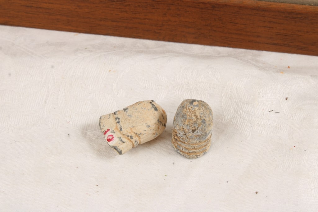 Confederate Currency & Bullets and Waseca Plat Map - 2