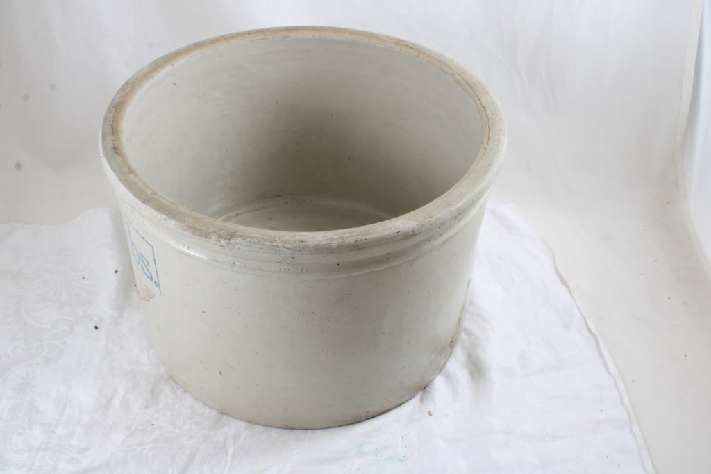 Red Wing Stoneware 20 Pound. Butter Crock - 6