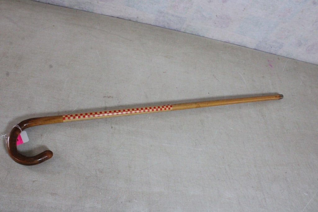 Purina Research Farm Tour Walking Cane Wood - 12