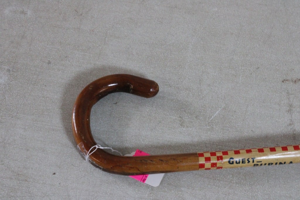 Purina Research Farm Tour Walking Cane Wood - 2