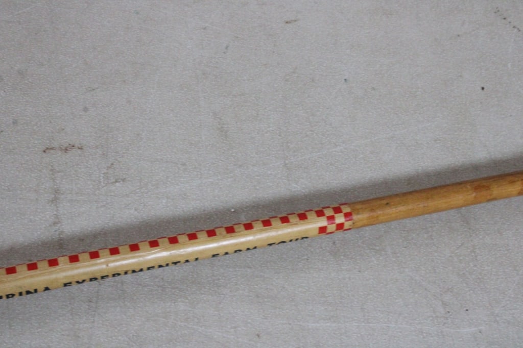 Purina Research Farm Tour Walking Cane Wood - 4