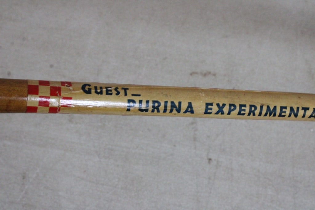 Purina Research Farm Tour Walking Cane Wood - 6
