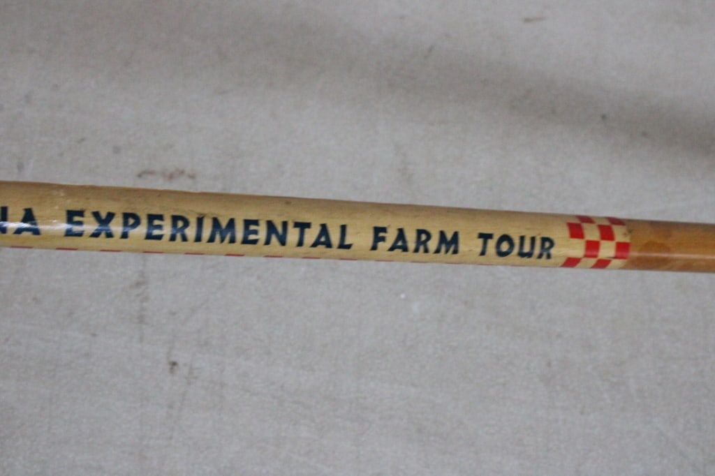 Purina Research Farm Tour Walking Cane Wood - 7