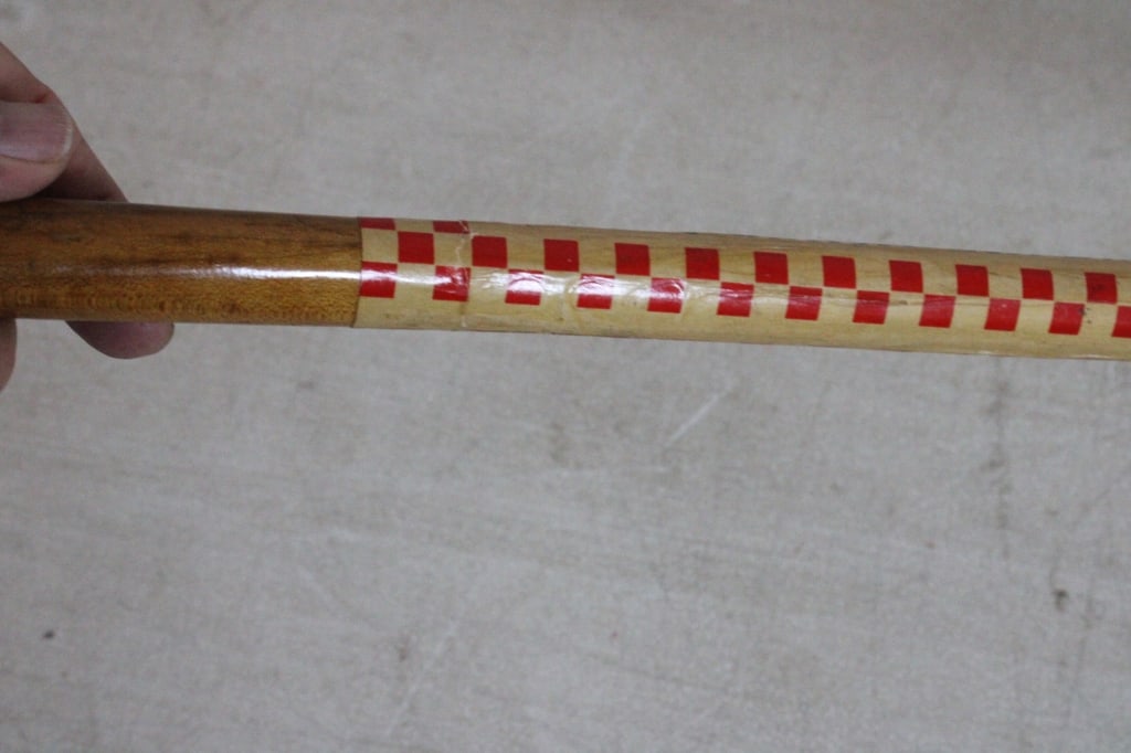 Purina Research Farm Tour Walking Cane Wood - 9