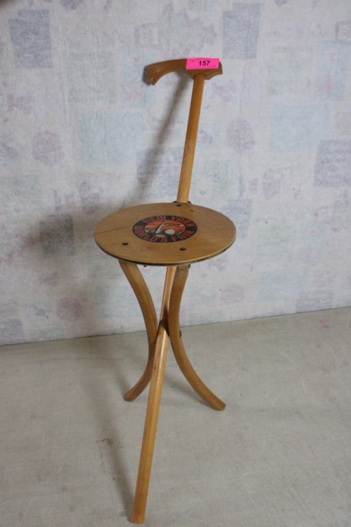 1939 New York World's Fair Folding Chair/Cane - 5