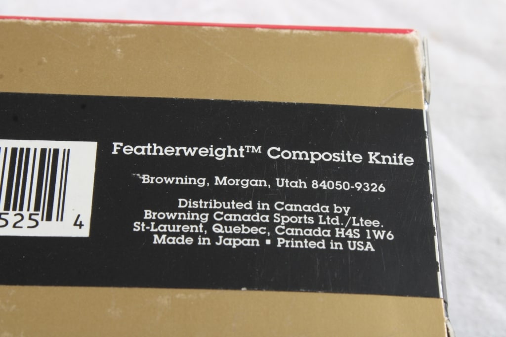 Browning Fish & Bird Sportsman Knife #807 - 16
