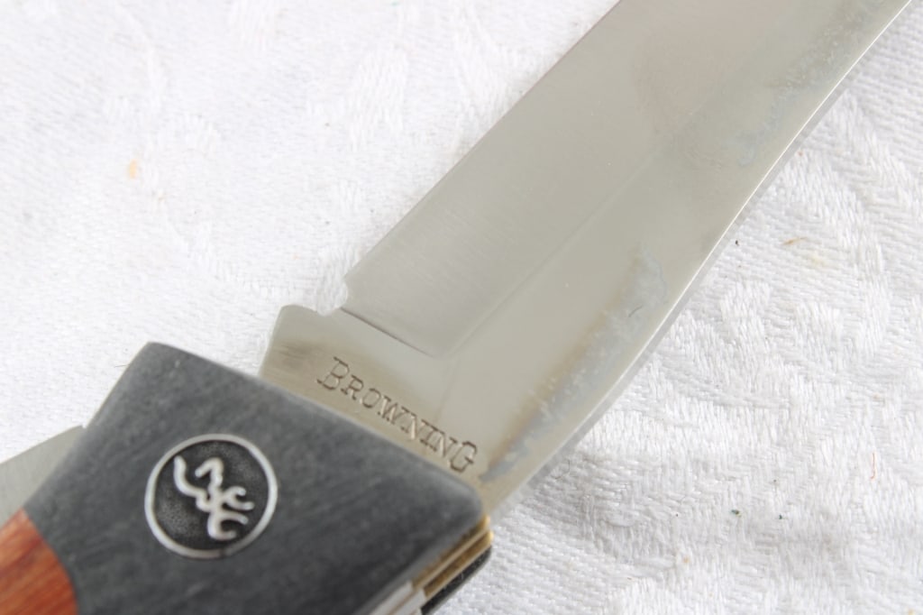 Browning Big Game 3 Blade Knife with Sheath - 4