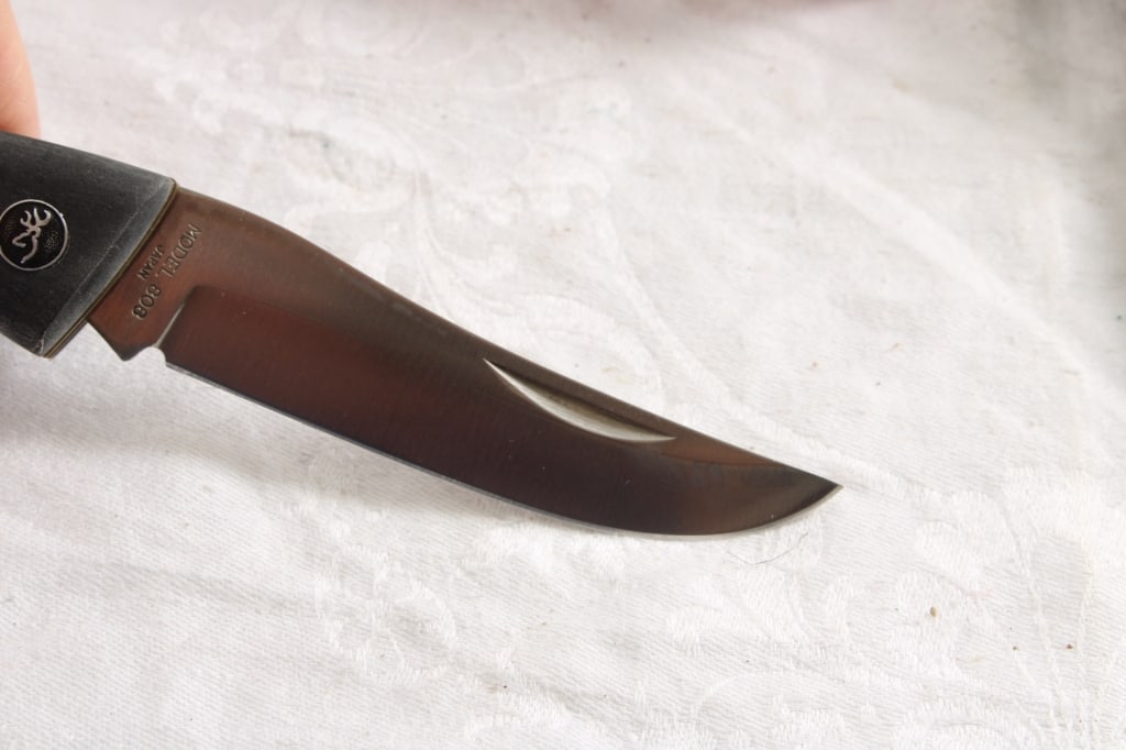 Browning Big Game 3 Blade Knife with Sheath - 7