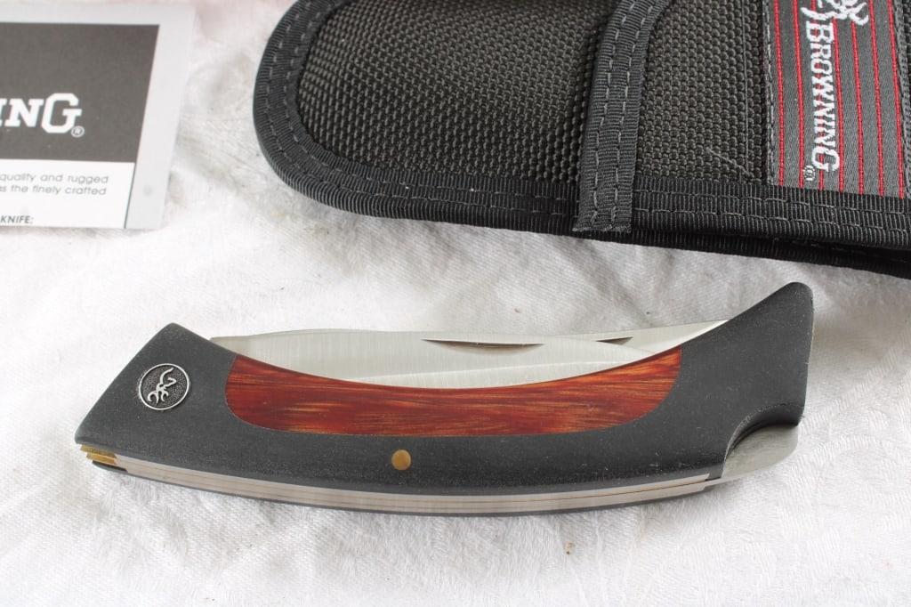 Browning Big Game 3 Blade Knife with Sheath - 2