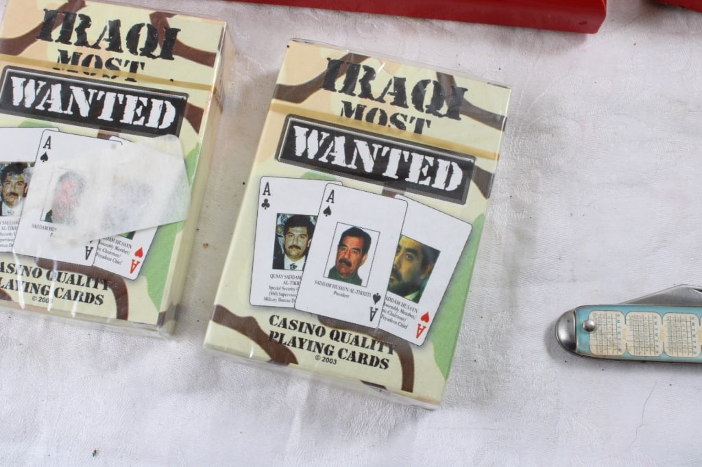 Novelty Knife, 2 Jack Sprat Labels, Iraqi Cards - 3