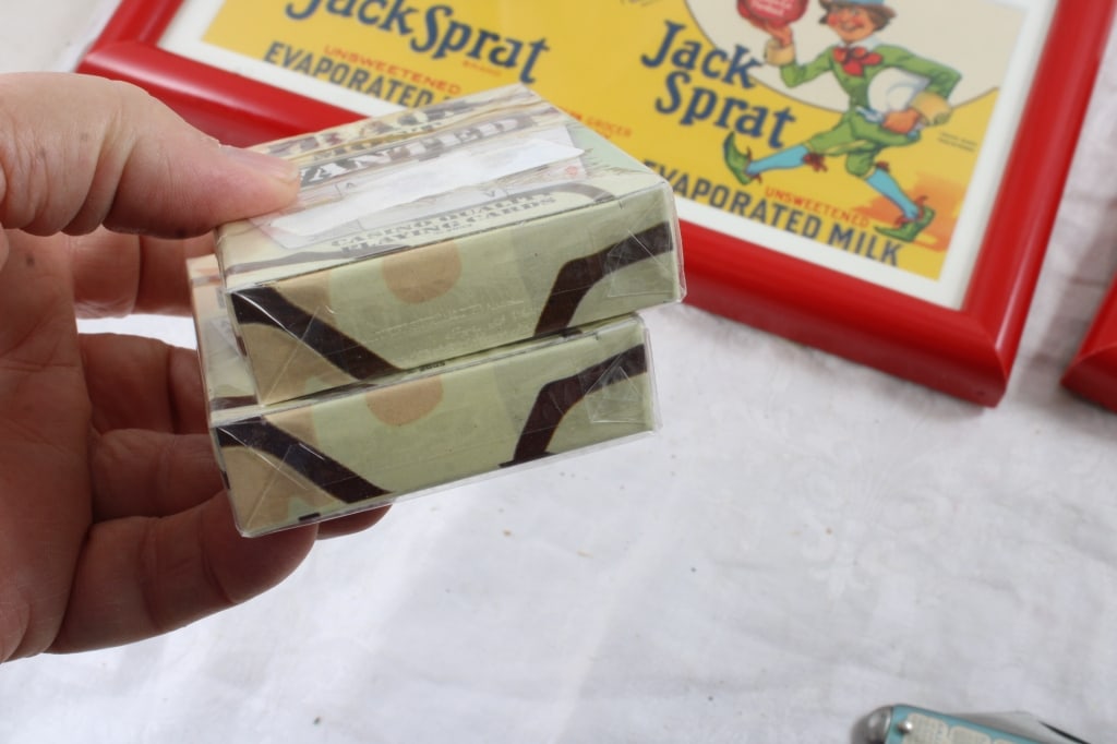 Novelty Knife, 2 Jack Sprat Labels, Iraqi Cards - 5