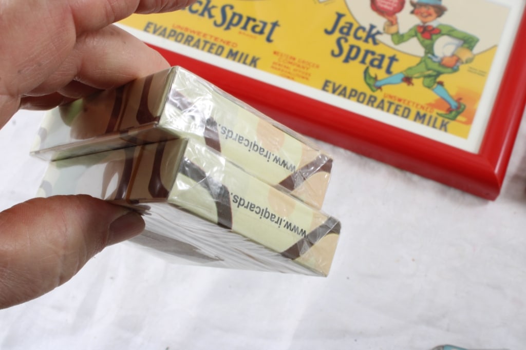 Novelty Knife, 2 Jack Sprat Labels, Iraqi Cards - 6